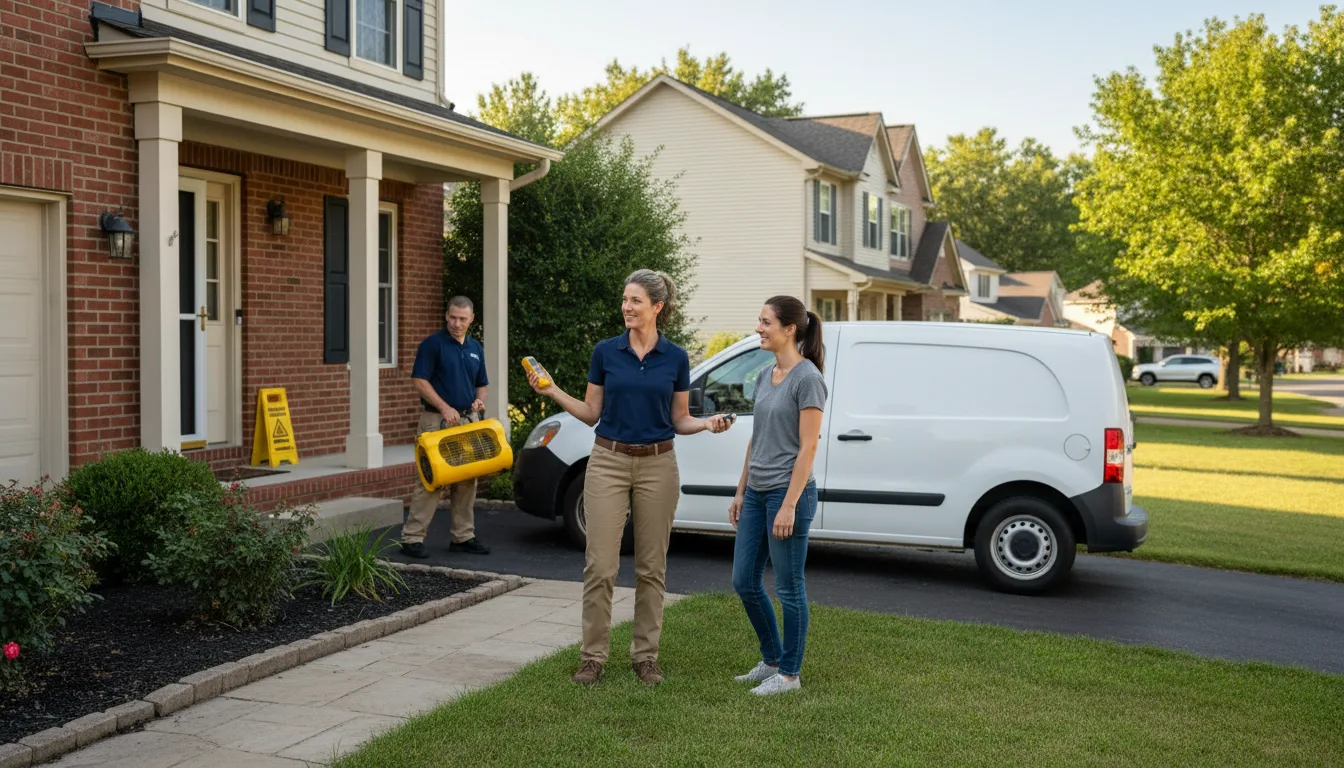 Residential water damage restoration in Ohio City, CO
